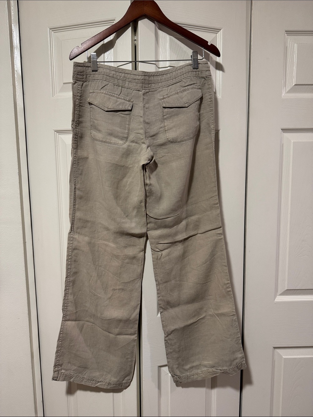100% linen pants from Tommy bahama size 4 flax + gift pair - Picture 3 of 6